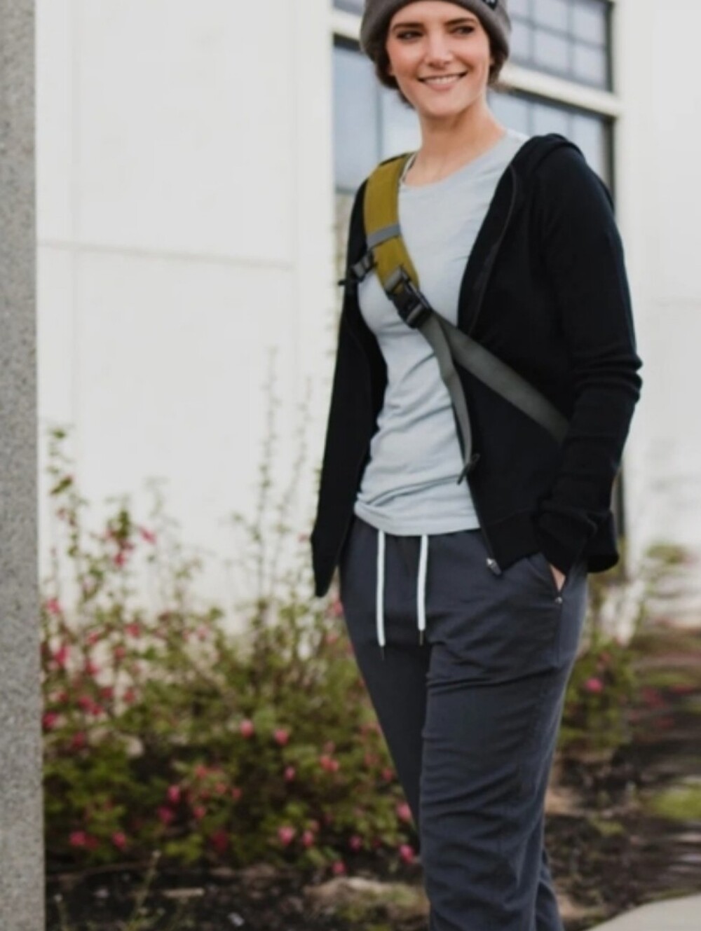 Woolly LongHaul Weekender Merino Wool Stretch Casual Straight Leg Pants Size M - Picture 4 of 13